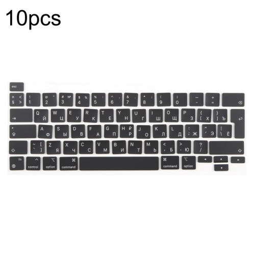 Lot de 10 touches de raccourci pour MacBook A2251, A2289, A2238, A2338, version UK, langue : russe SH40061789-33
